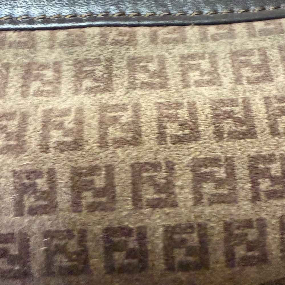 FENDI Zucca Suede Pouch - Picture 4 of 12